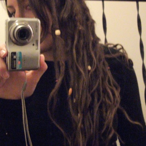 Side of my head view TnR dreads/4 months