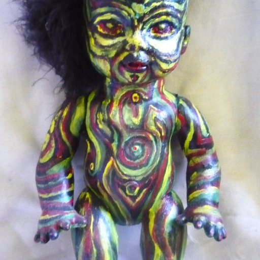 Altered Tribal Doll