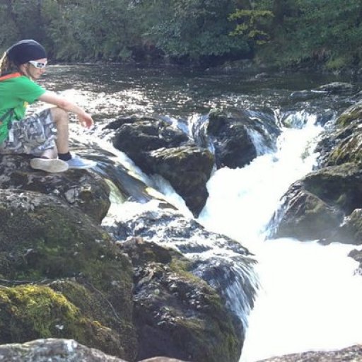 river nevis and me chilling haha
