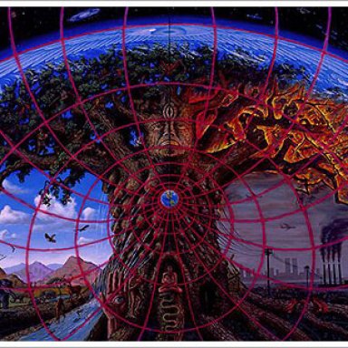 'Gaia' Artist Alex Grey 1989