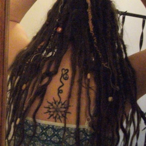 Decorated Dreads and my tattoo