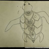 henna sea turtle