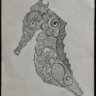 henna seahorse 