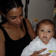 mommy & boodahboy at 4 months