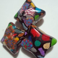 Pillow Dread Beads- Polymer Clay