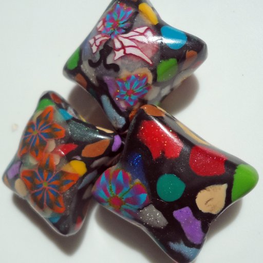 Pillow Dread Beads- Polymer Clay