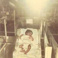 Me in the nursery -- 1 day old