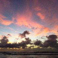 Beach at sunset