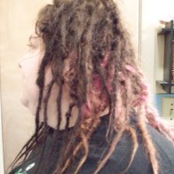 dreads left side down 5 months