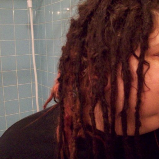 dreads 5 months right side