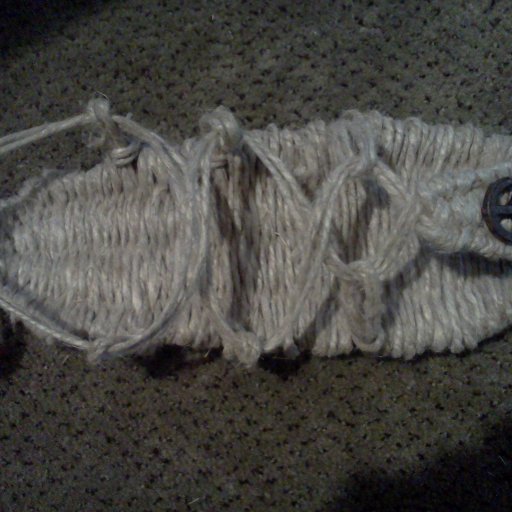 The sandal I made... Still have to finish the other one