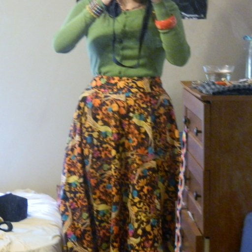 new skirt i made for work :)