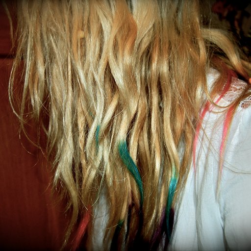 pretty, colored dreads!