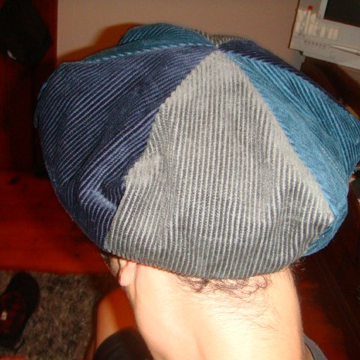New patchwork apple jack hat