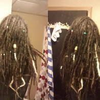 dreads side to side