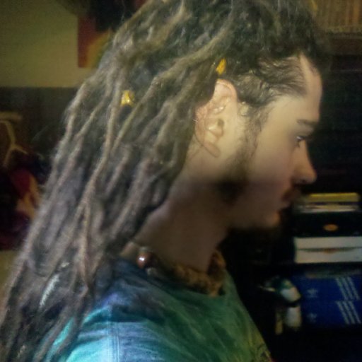 side of my 10 month dreads
