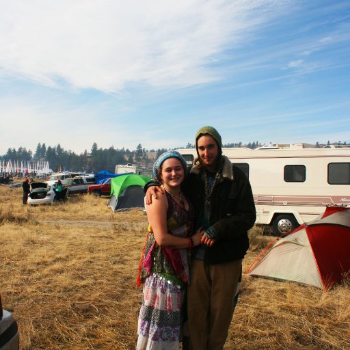 My love and I in the City of Tents