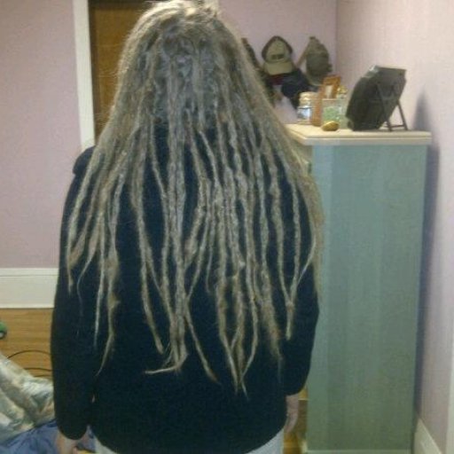 Baby Dreadies from the back