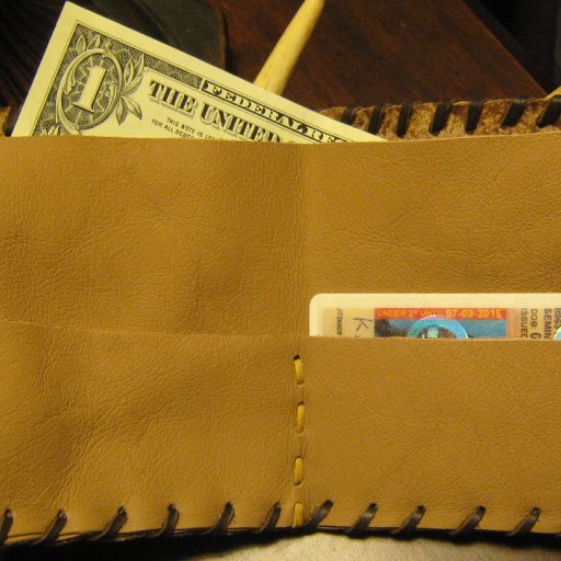 First attempt at making a wallet