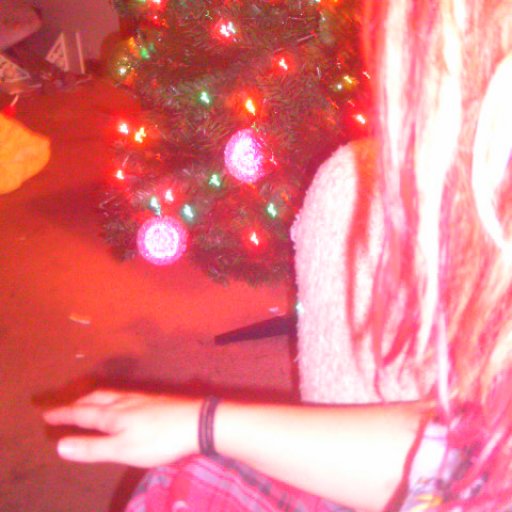 kinda my dreads and my christmas tree!