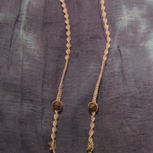 Newest Creation-My Dad's Egyptian Falcon Hemp Necklace