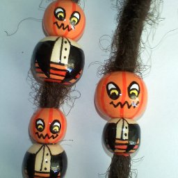 pumpkin head dread dolls,3 sizes.xx