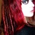 Dreads when I had just dyed them red