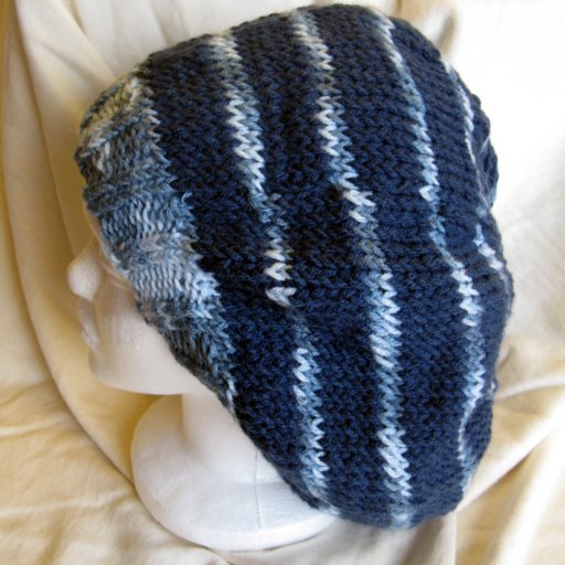 blues knit tam