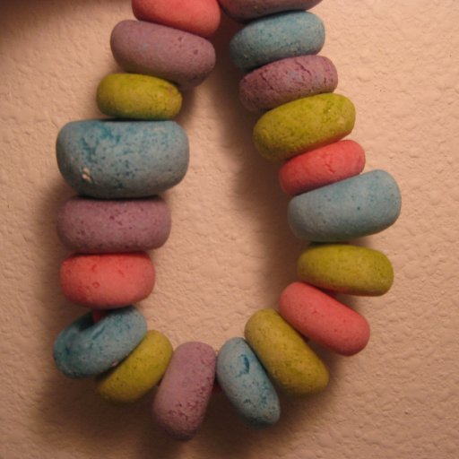 My oversized fruit loop beads