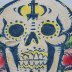 Skull,rose,cross graffiti 1