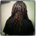 back of my dreads.