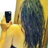 havent mastered taking pictures of the back of my head yet ;)