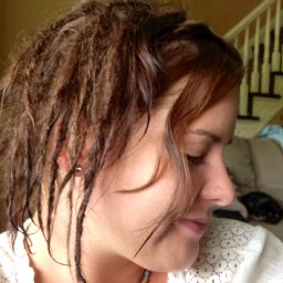 My dreds after I took extensions out, don't really like it,
