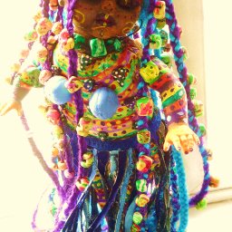 Tribal Art Doll WIP