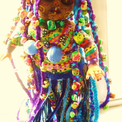 Tribal Art Doll WIP