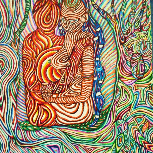 Psychedelic Surrealism Art Visionary Drawing