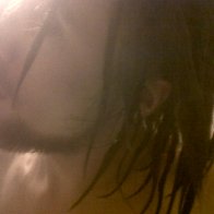 First rince close up dreads