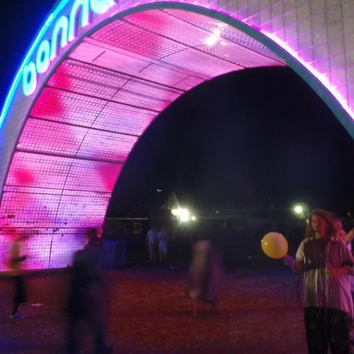 The arch at Bonnaroo