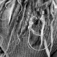dreads black and white