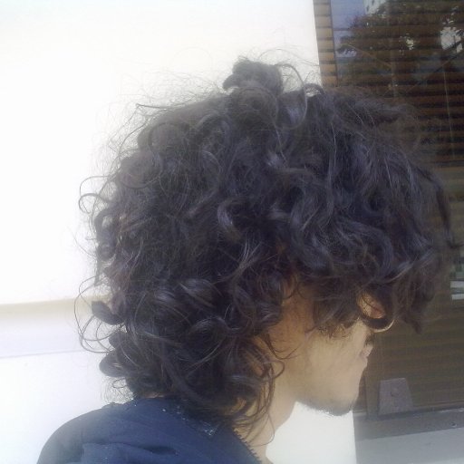 My crazy curls at 4 months - 121 days