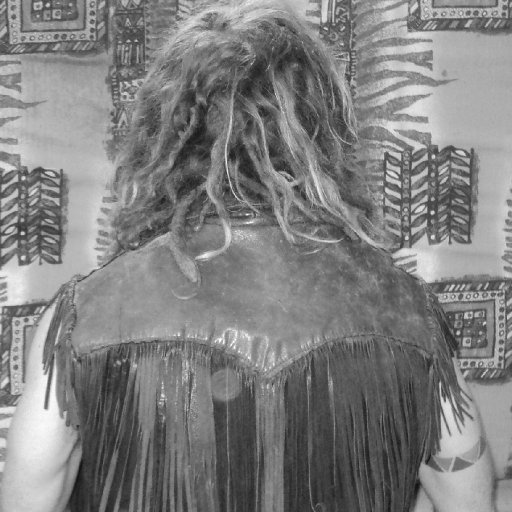 dreads and vest