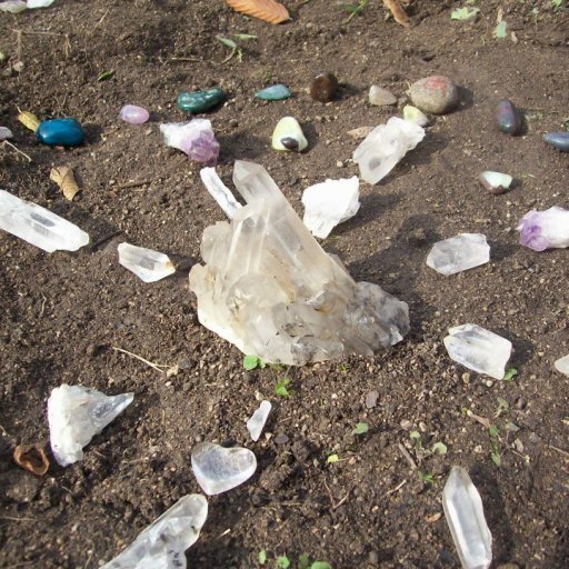 Charging our crystals in the sun