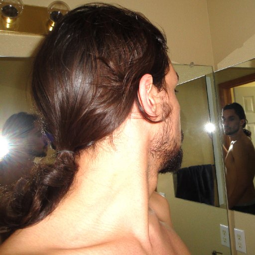 My normal hair texture - before dreads, way back in 2011 before I cut it all off :(