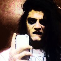 I was trying to be Marilyn Manson hhaha