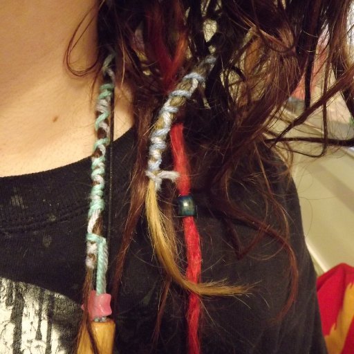 Decorated my dreads :D