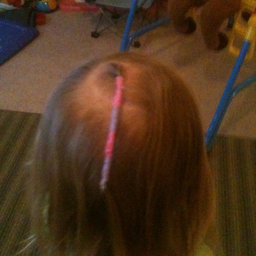 my daughter's hair wrap