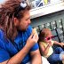 Papa Lion and Cub enjoying some ice cream
