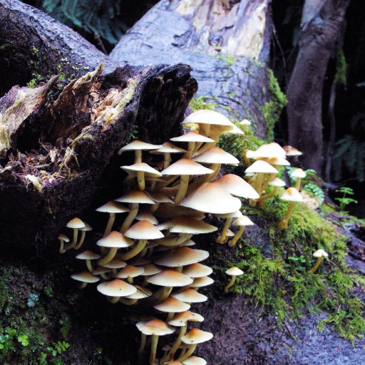 Mushroom Cluster-- Fern Canyon, Northern Cali