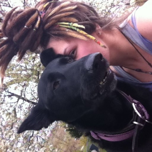 Dreads and Kali dog.