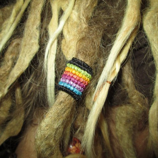 rainbow dread bead wrap sleeve from my online store